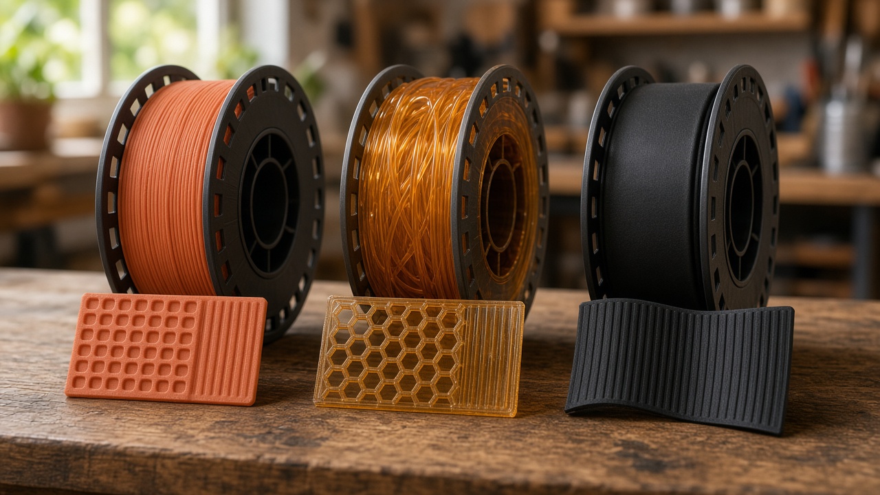 PLA, PETG ou Flex : quel matériau choisir en impression 3D ?