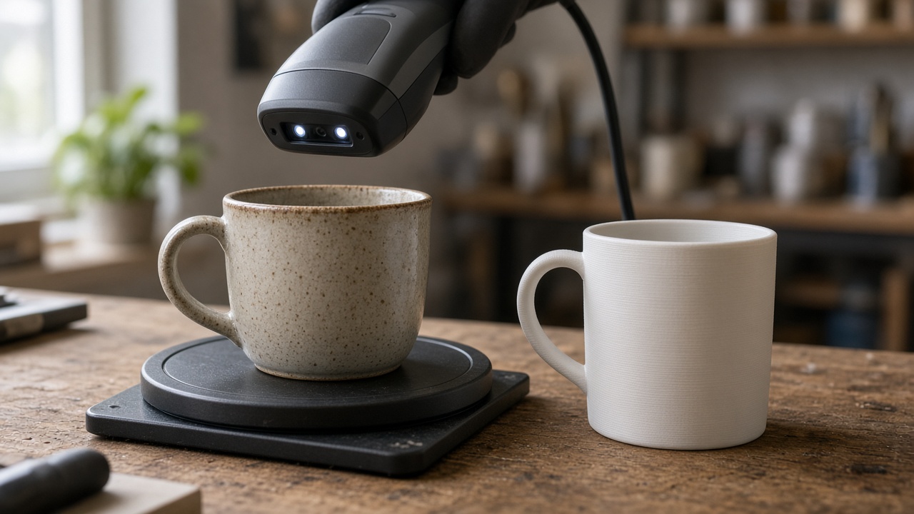 Scan 3D puis impression : de l’objet réel à la pièce fabriquée