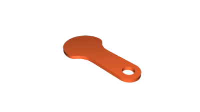 porte clef jeton caddie (x3) [personnalisable]
