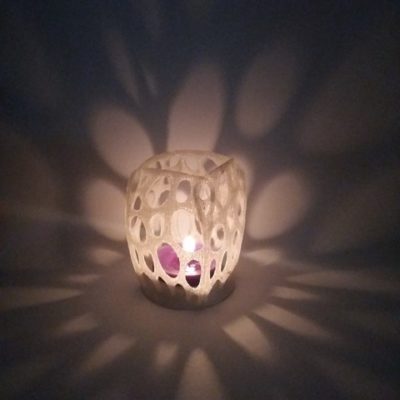 Décoration pour bougie