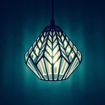Abajour 3D fil diamant