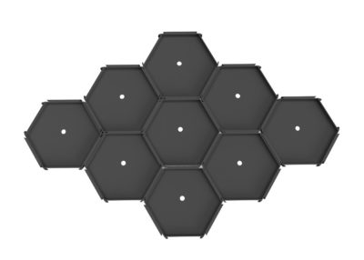 Cadres Hexagonaux pour photos - original - décoratif - moderne - évolutif