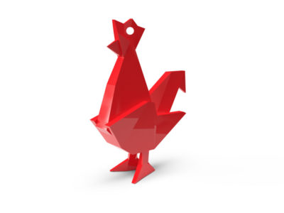 porte clef 3D logo frenchtech