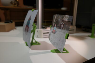 support pour photo flottant 15x10 cm