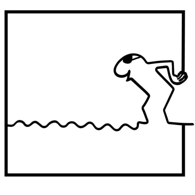 Plongeur modèle 2 - sculpture 3D